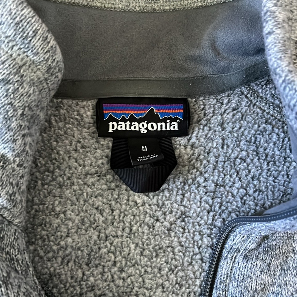 Men’s Patagonia Better sweater stonewash 1/4 zip pullover M - Picture 2 of 4